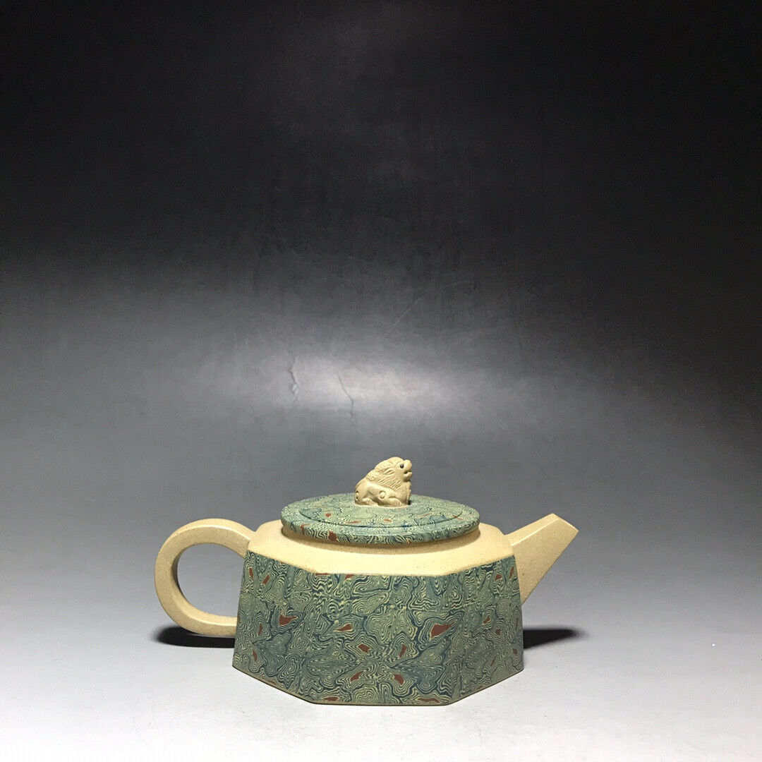 Chinese Yixing Zisha Clay Handmade Exquisite Teapot （八方祥瑞 底款：如图）