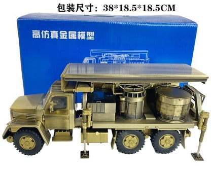 1:30 31CM Q08 NEW PHASED ARRAY RADAR VEHICLE Diecast Military Armor Truck Model