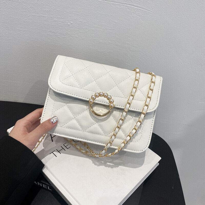 Casual Luxury Fashion Shoulder Bags PU Leather Flap Small Crossbody Bags Female
