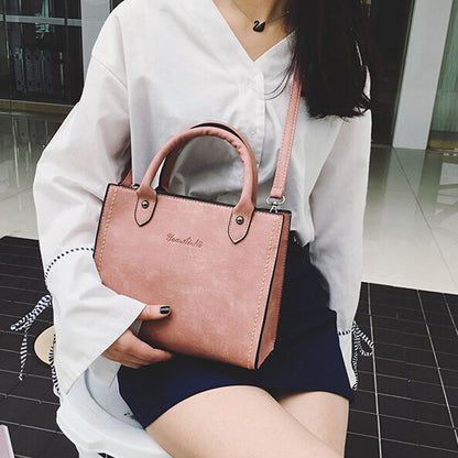 Women's Ladies Casual PU Leather Shoulder Bags with Corssbody Bag Handbag Purse