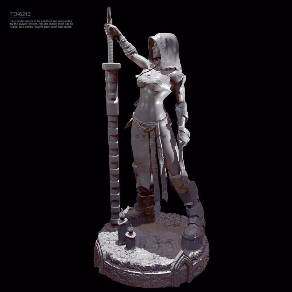 1/24 resin figure model kit Giant Sword Saint 3D Printing Unpainted Unassembled