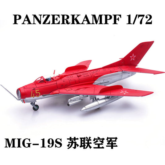 PANZERKAMPF 1/72 MIG-19S Russia Air Force Fighter Diecast Military Plane Model