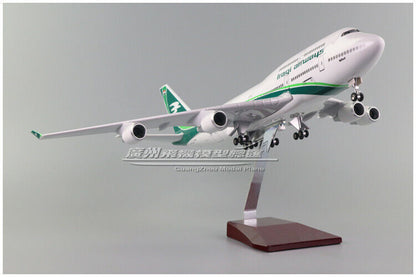 1:150 47CM Iraqi Airways BOEING 747-400 Passenger Plane Landing Gear Resin Model