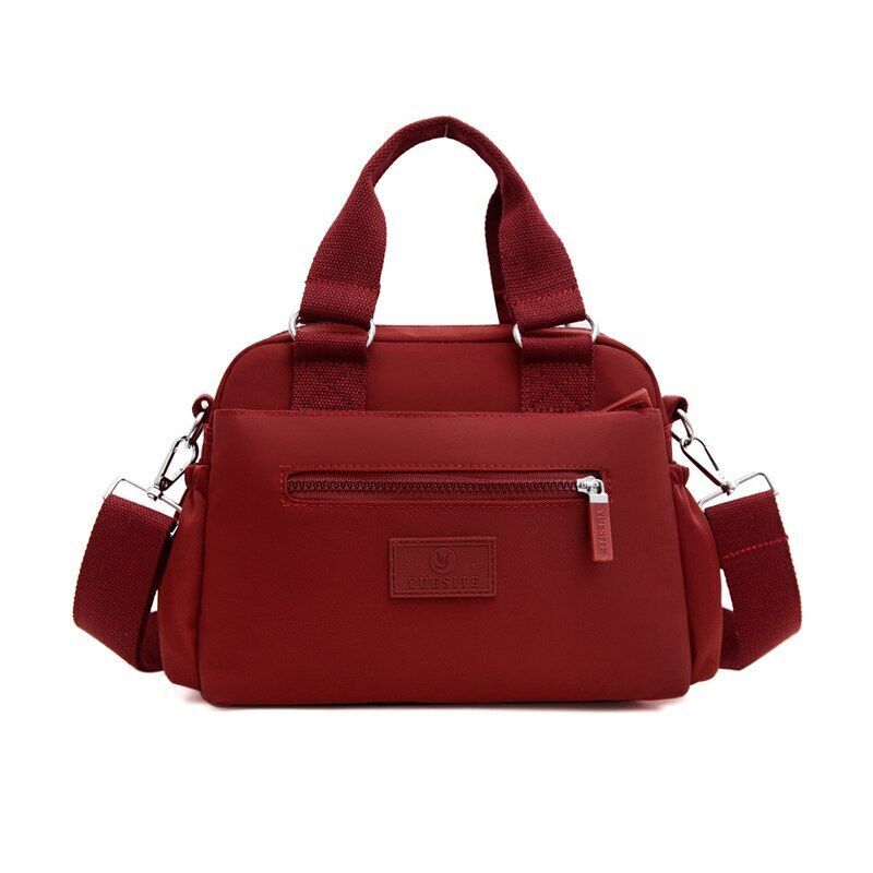 Waterproof Nylon Shoulder Bag Messenger Large Handbag Travel Purse 25*20*10 CM