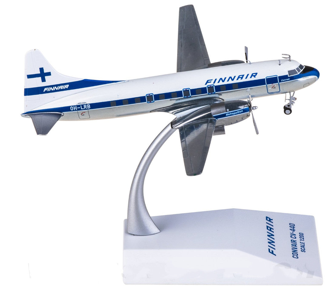 1:200 JC Wings Finnair Convair CV-440 Passenger Airplane Diecast Plane Model