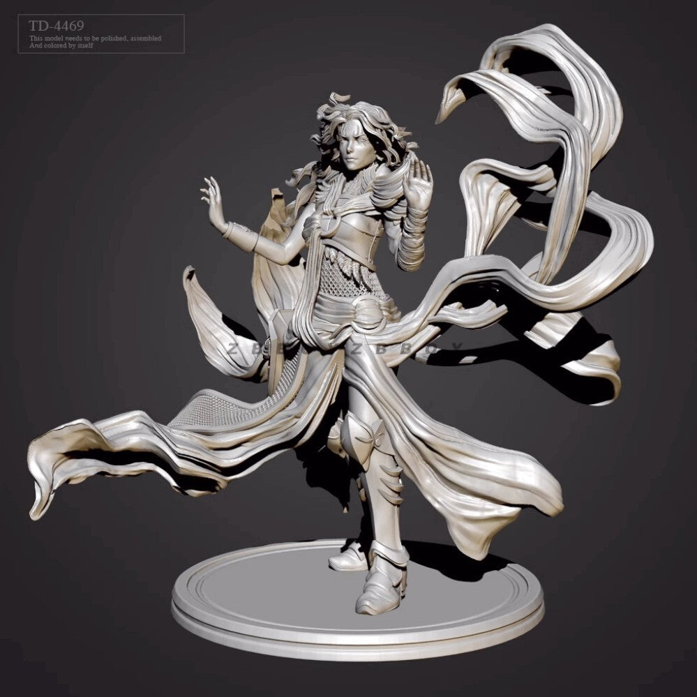 1/35 resin figure model kit Fantasy Goddess Unassembled Unpainted