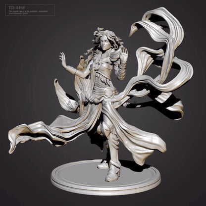 1/35 resin figure model kit Fantasy Goddess Unassembled Unpainted