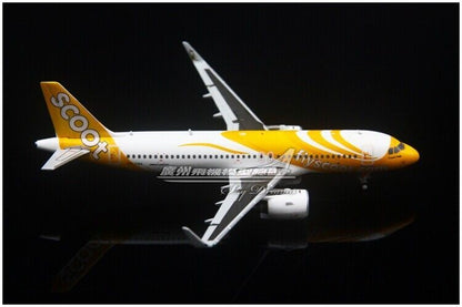 1:400 JC WINGS Flyscoot AIRBUS A320NEO Passenger Airplane Diecast Aircraft Model