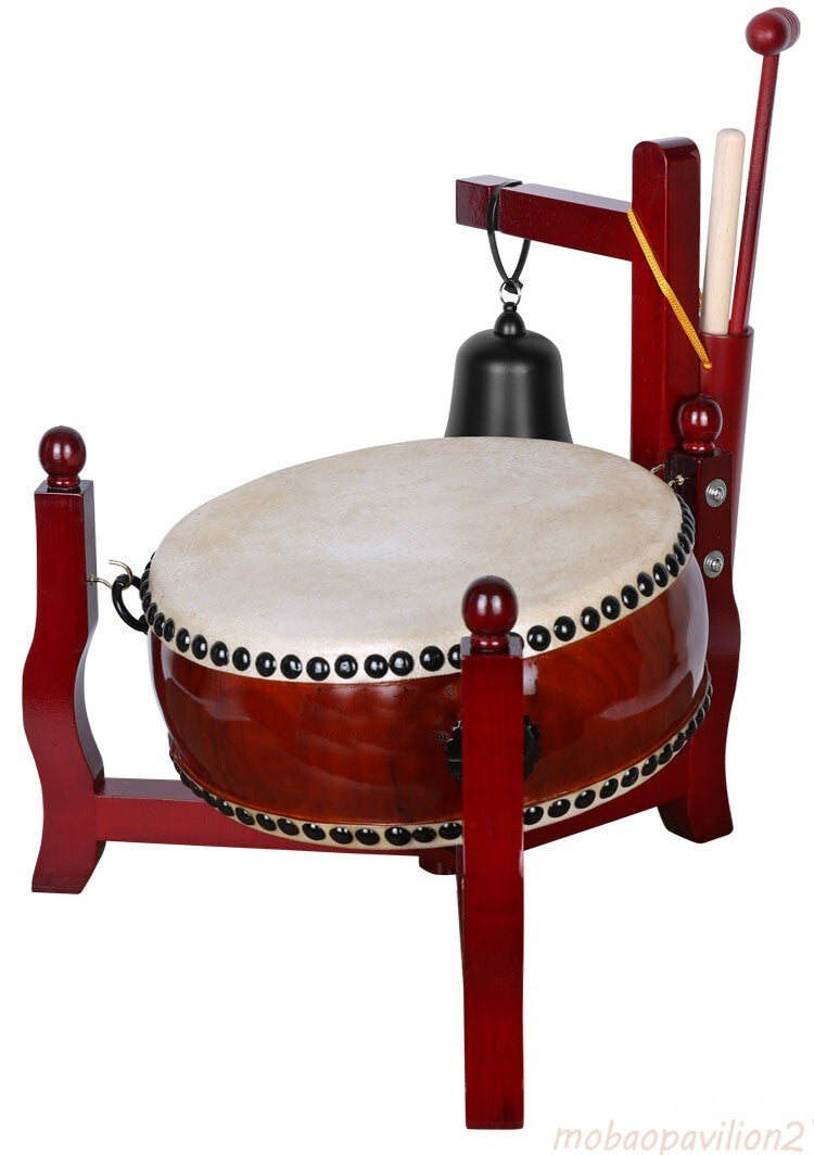 9.5inch Taiwan Buddhist Drum Japanese Drum Buddhist Sound Instrument Collectible