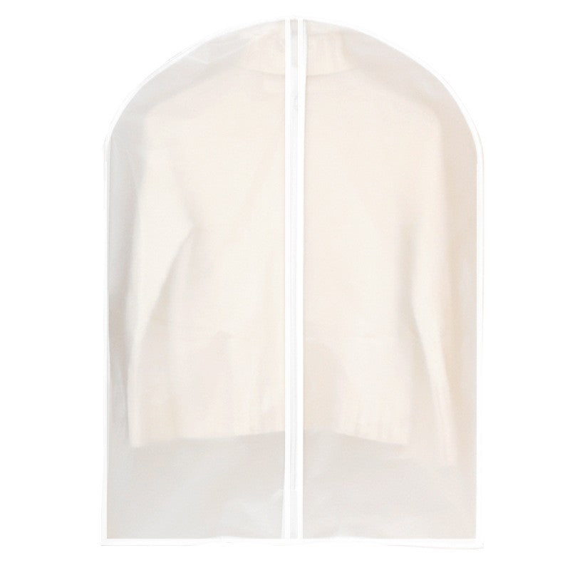 10 piece transparent hanging clothes dust cover, washable dustproof suit cover
