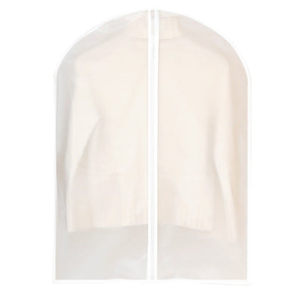 10 piece transparent hanging clothes dust cover, washable dustproof suit cover