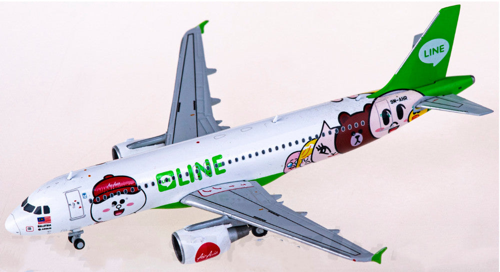 1:400 BT400 AirAsia Airbus A320 Passenger Airplane Diecast Model