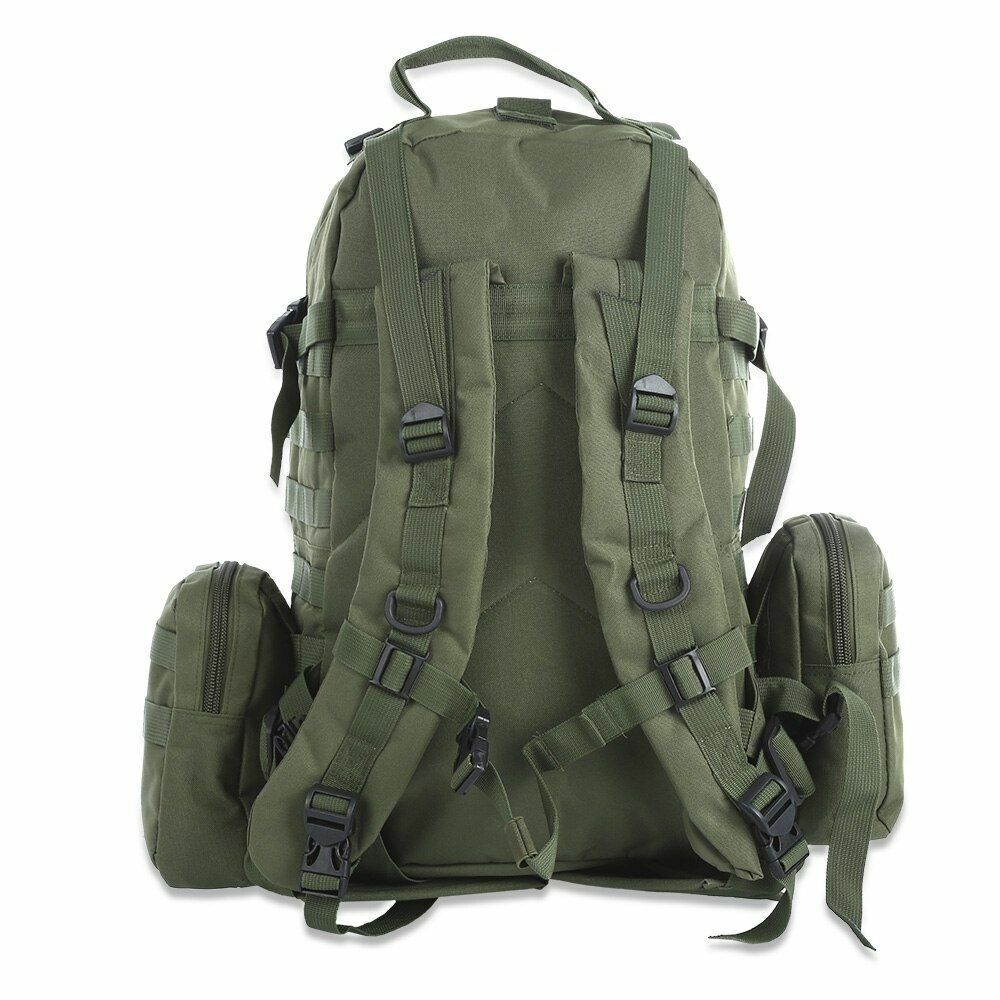50L Outdoor Backpack Military Rucksack Bag Waterproof Camping Hiking Travelling