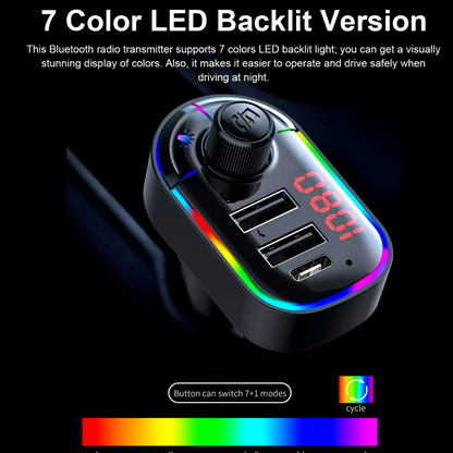 Coche Bluetooth Mp3 Inalambrico Autos kits para Adaptador de Radio Transmisor FM