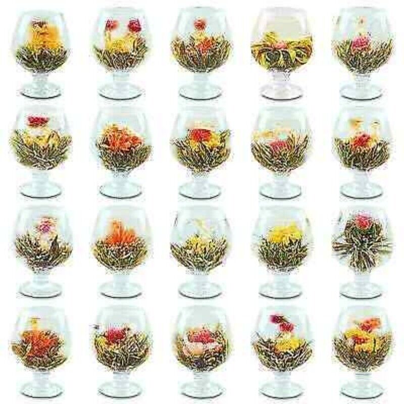 Super Grade Blooming Tea Flowering Tea Green Tea Silver Needle Flowers 20pcs