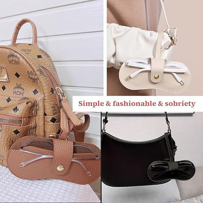 Soft Leather Sunglasses Bag,Glasses Pouch Carrying Organizer Eyeglass NEW
