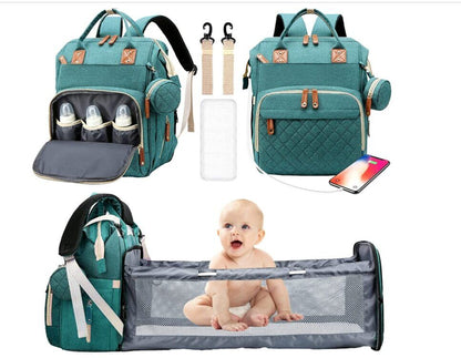 Diaper Bag Backpack Baby Bed Travel Bag Charge Diaper Bag Backpack Bed 3 types