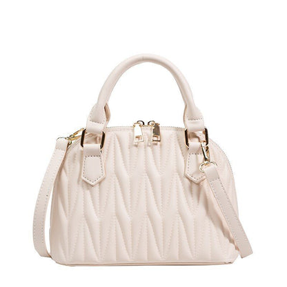 Handbag Embroidery Synthetic Leather Shoulder Bag Crossbody Shell Bag Clutch Bag