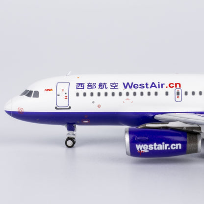 1:400 NGmodels West Air Airbus A319 Passenger Airplane Diecast Model