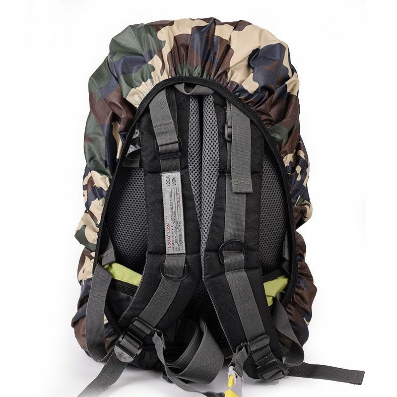Waterproof Rain Cover Bag Outdoor 10-80L Camouflage Backpack Camping Accessories