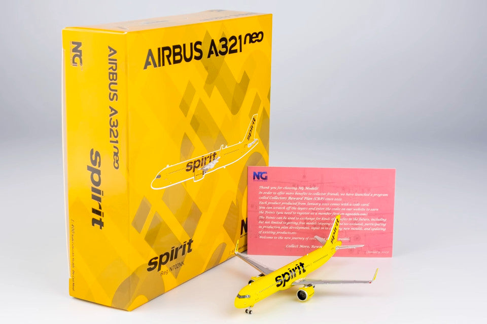 1:400 NG Model Spirit AIRBUS A321neo Passenger Airplane Diecast Aircraft Model