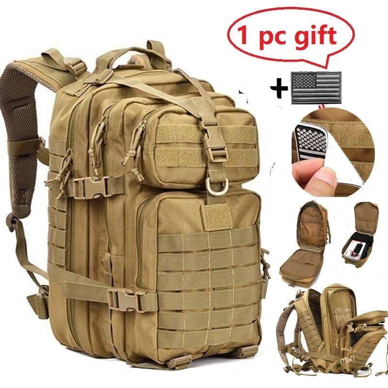 Nylon Backpack Outdoor Tactical Sports Camping Hiking Hunting Bag