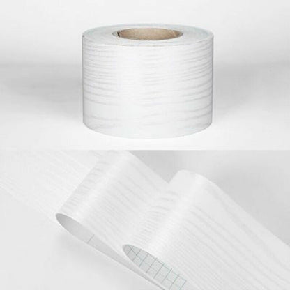 Wall Stickers Black/White Waterproof Waist Line Self Adhesive Border Roll Homes