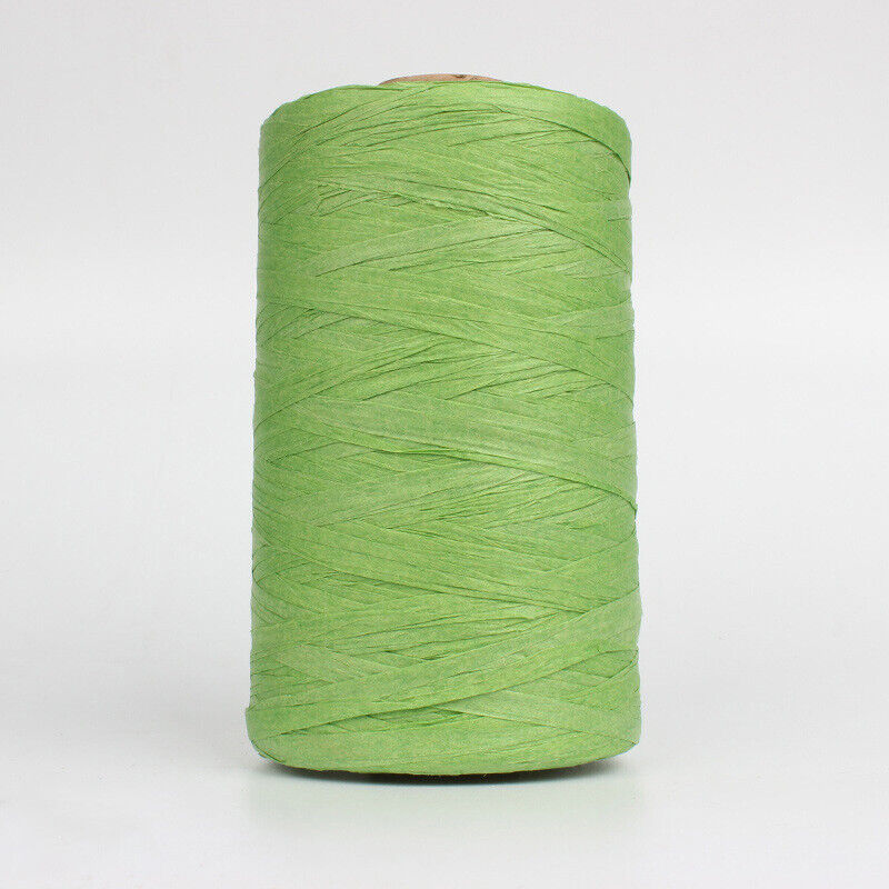 280M Organic Raffia Straw Rope Paper Yarn Crochet Knitting DIY Summer Hat Bag