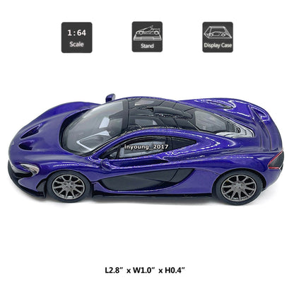 1/64 Mclaren P1 Model Toy Car Diecast Toy Vehicle Boys Toys Kids Gifts Purple