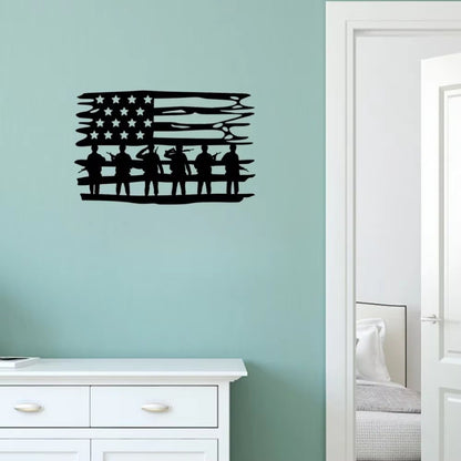 Personalized American Freedom Metal Sign - Custom Wall Art for Independence Day