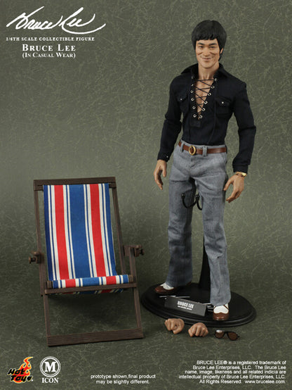 1/6 Scale Hot Toys Bruce Lee Collectible Figure (In Casual Wear)