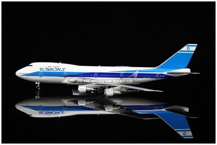 1:400 Phoenix El Al BOEING 747-200 Passenger Airplane Diecast Aircraft Model