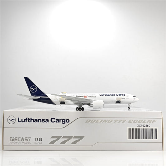 1:400 JC Wings Lufthansa Sargo BOEING B777-200F Airplane Diecast Aircraft Model