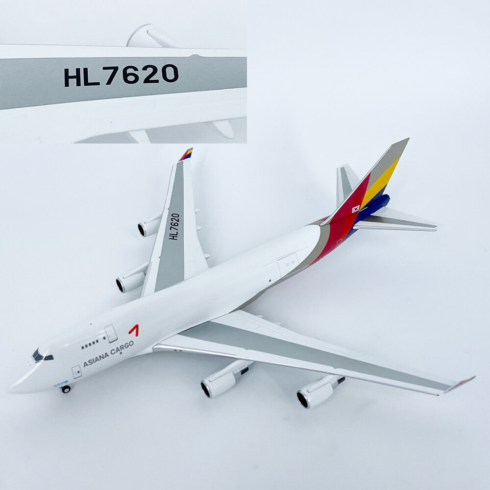 1:400 NG Lite ASIANA CARGO B747-400 HL7620 Passenger Airplane Diecast Model