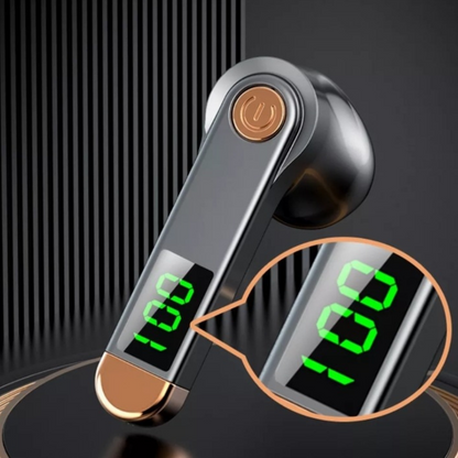 Wireless Bluetooth 5.2 Earpiece Headset Driving Trucker Earbuds Noise Reductio