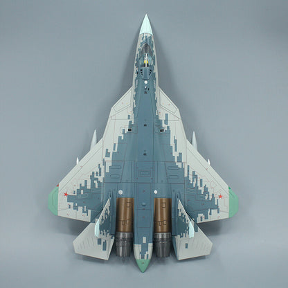 1:72 28CM Terebo SU-57 Stealth Fighter Airplane Diecast Military Aircraft Model