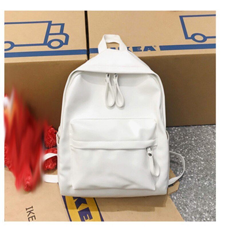 Fashion Backpack Large Leather Laptop High Quality Book Schoolbag Students 1 PC