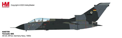 1:72 HM Tornado IDS 46+20 MFG2 German Navy, 1990s Fighter Diecast Aircraft Model