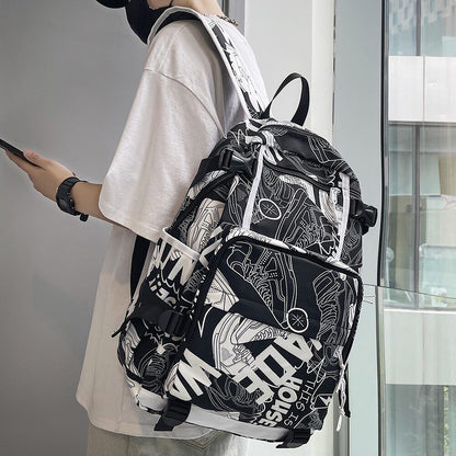 Girl Male School Bag Men Backpack Women Boy Bag Nylon Ladies Student