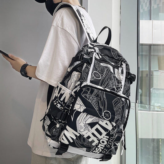 Girl Male School Bag Men Backpack Women Boy Bag Nylon Ladies Student