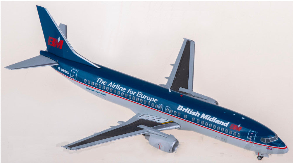 1:200 JC Wings BMI Boeing 737-400 Passenger Airplane Diecast Model