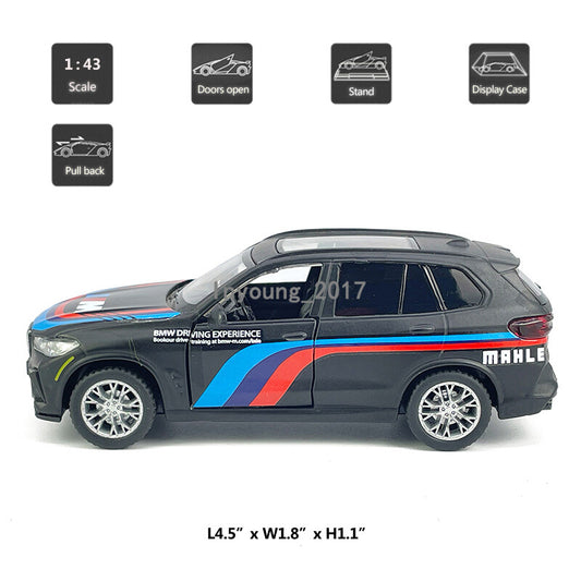 1/43 Scale BMW X5 M Model Car Diecast Toy Cars Boys Toys for Kids Gifts Black