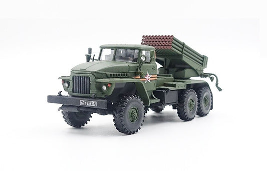 1:72 Russian BM-21 Hail Rocket Launcher In 2015 Military Parade Model Collection