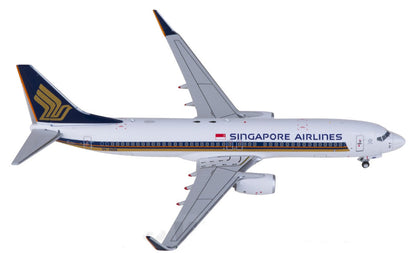 1:400 AeroPolaris Singapore Airlines B737-800 Passenger Airplane Diecast Model