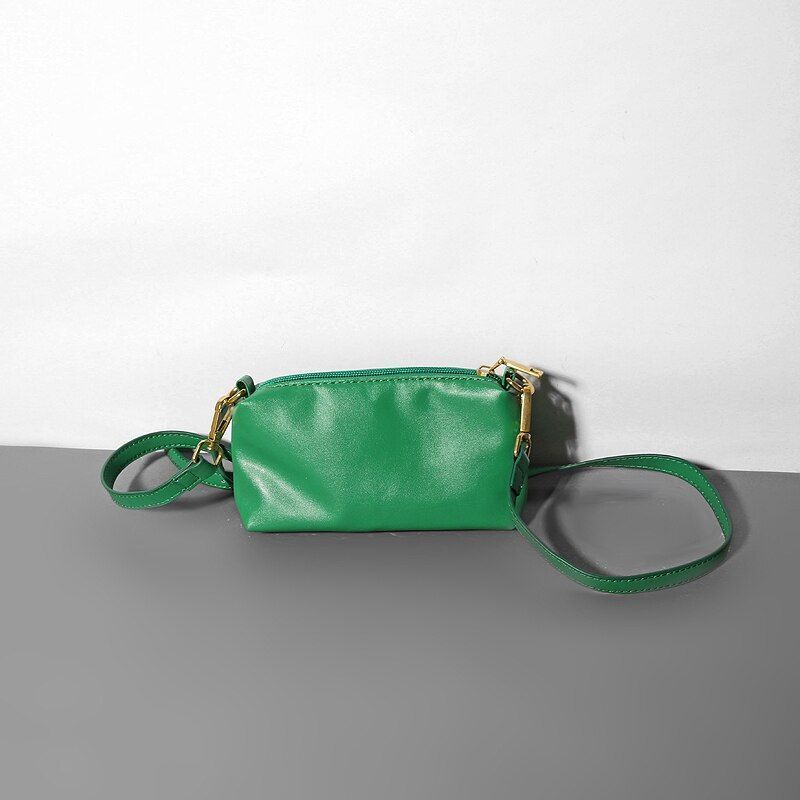 Neat Hollow Shoulder Bag Women Small Handbag Purse Woven Leisure Holiday Pouch