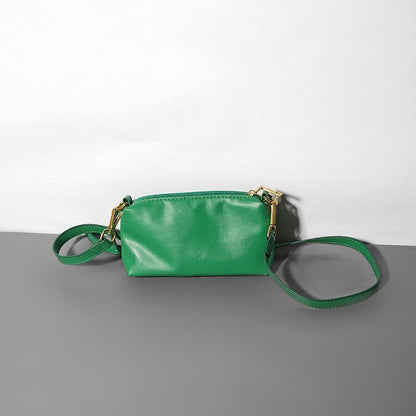 Neat Hollow Shoulder Bag Women Small Handbag Purse Woven Leisure Holiday Pouch