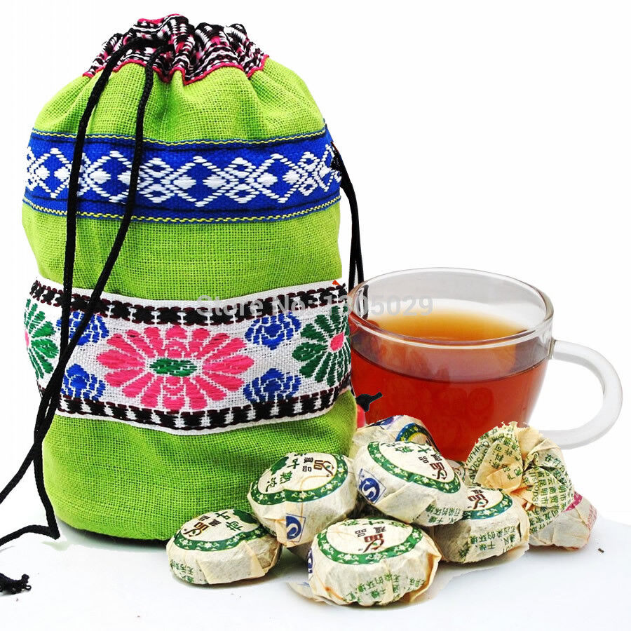 50 PCS Puer Cooked Tea 250g Different Taste Yunnan Puer Ripe Tea Mini TuoCha