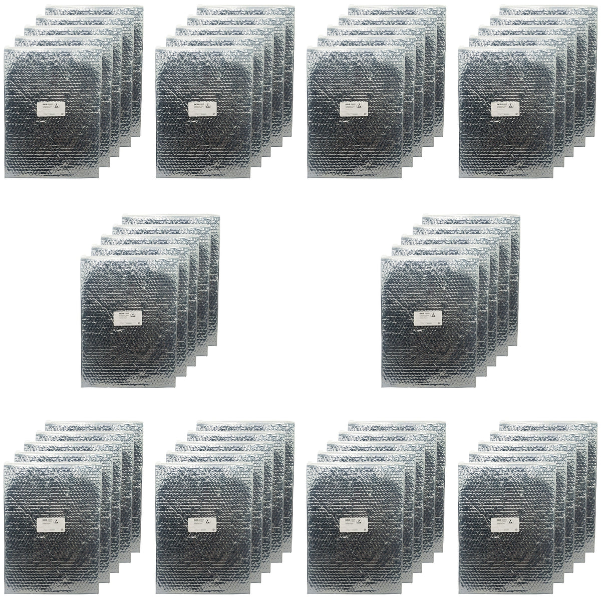 50 Pack 13"x18" Resealable Cushioned Static Shielding Bags, Lightweight ESD