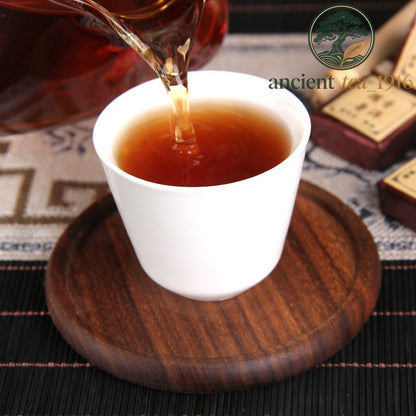500g 2026 Pu'er Tea Ancient Tree Small Square Brick Ripe Tea Pu'er