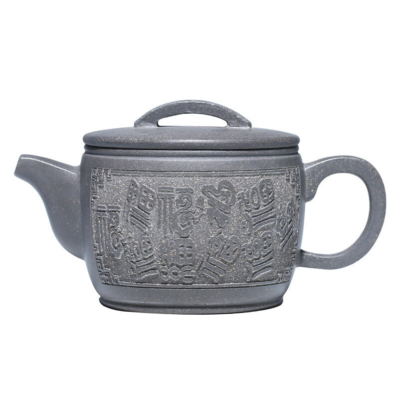 Hanwa Pot Marked Real Yixing Zisha Qinghui Clay Tea Pot Hand Carved Blessing New